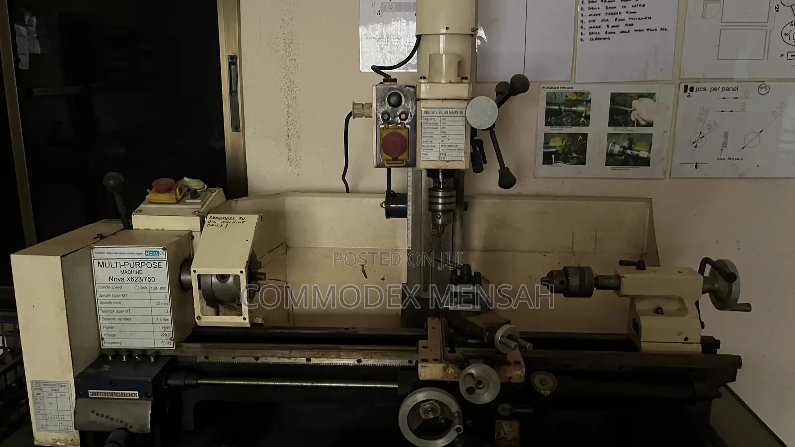 Industrial Multi-Purpose Lathe Milling Machine