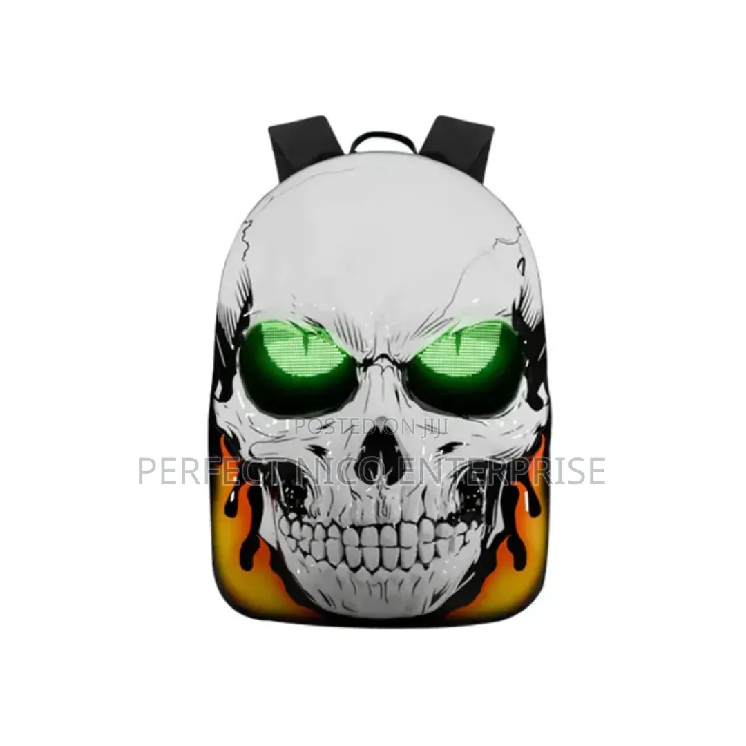 Led Smart Backpack | Waterproof Hard Shell Motorcycle Travel Bag.