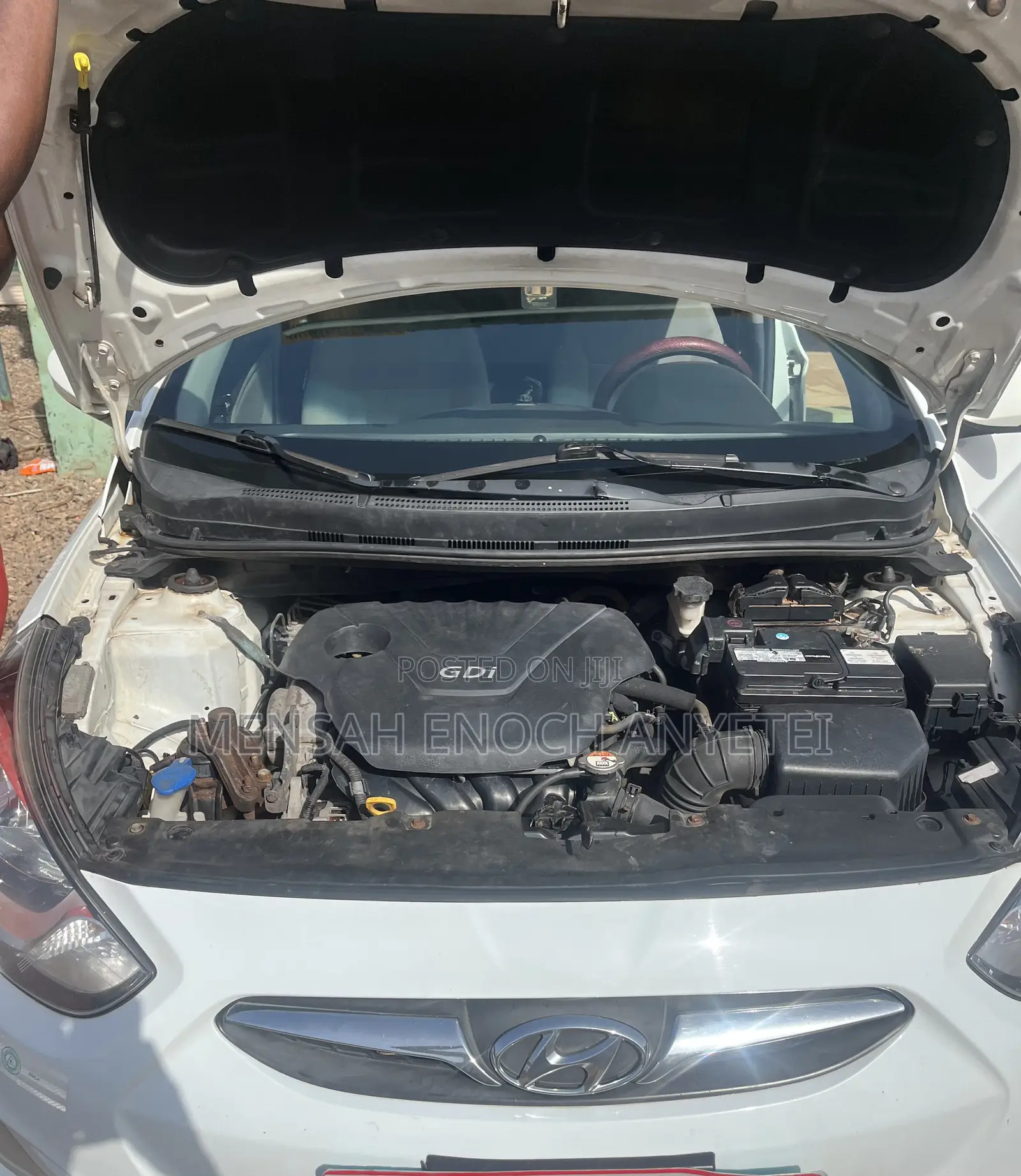 Hyundai Accent GLS 4dr Sedan (1.6L 4cyl 6M) 2015 White