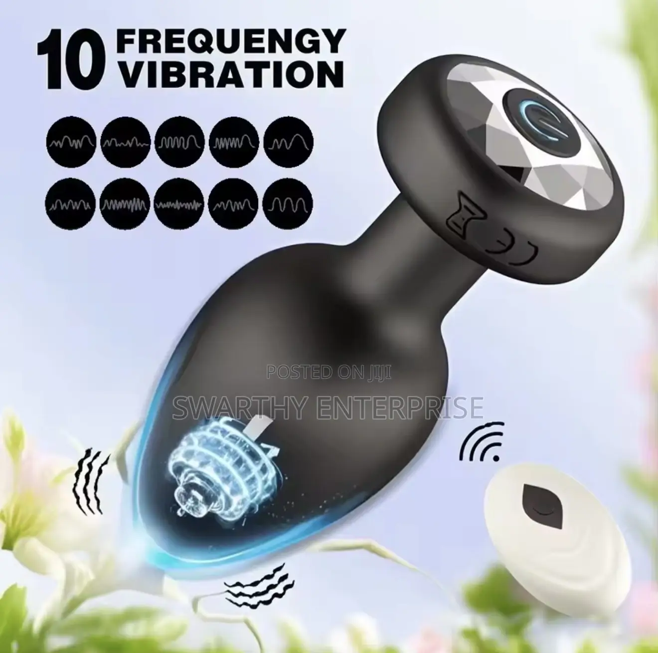 Vibrating Remote Control Anal Plug