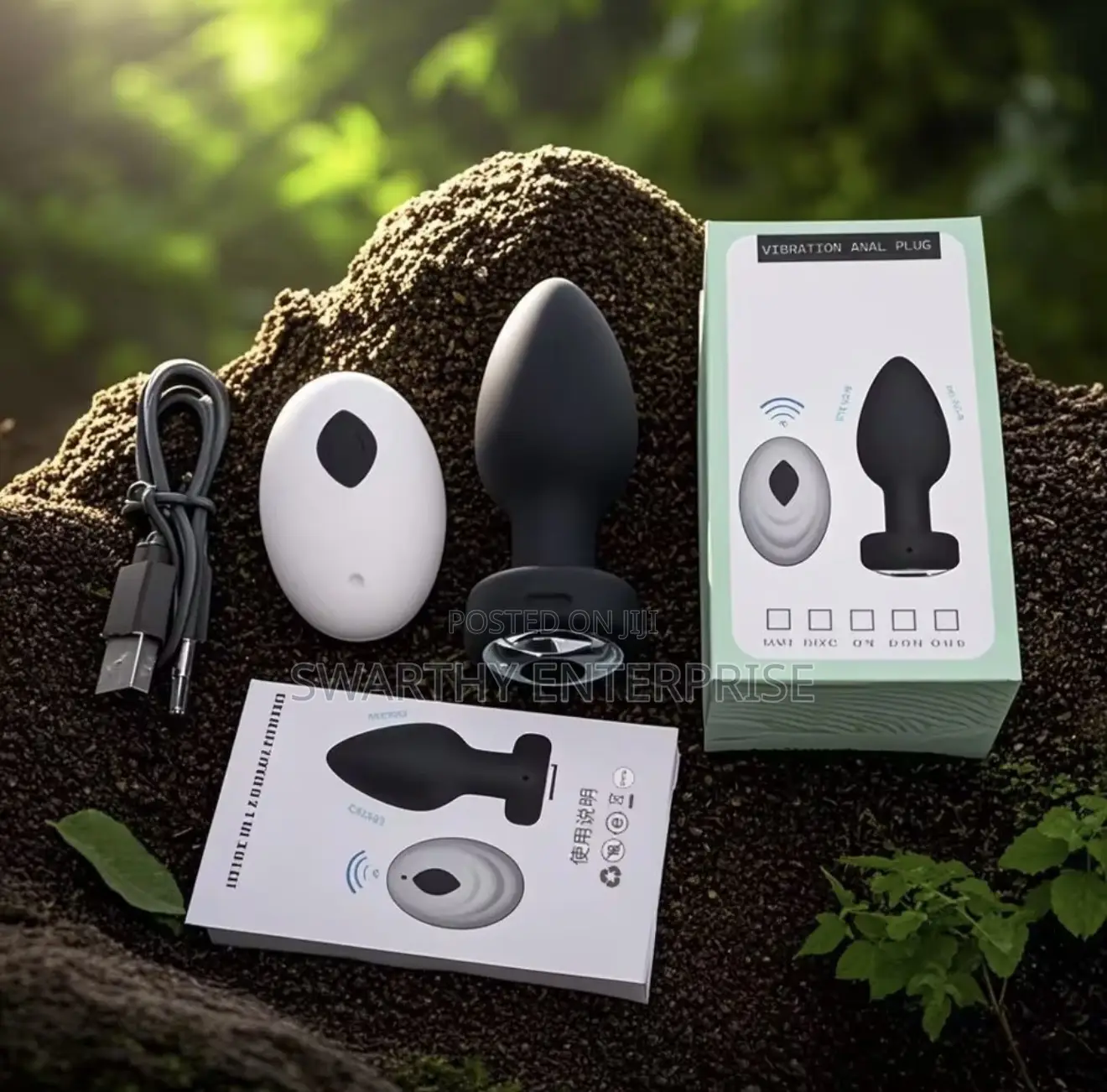 Vibrating Remote Control Anal Plug