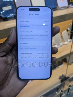 Apple iPhone 15 Pro 256 GB Black