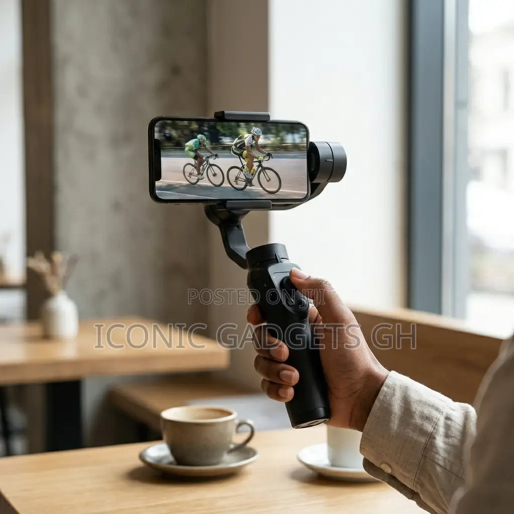 3-Axis Gimbal Stabilizer for Smartphones Action Cameras