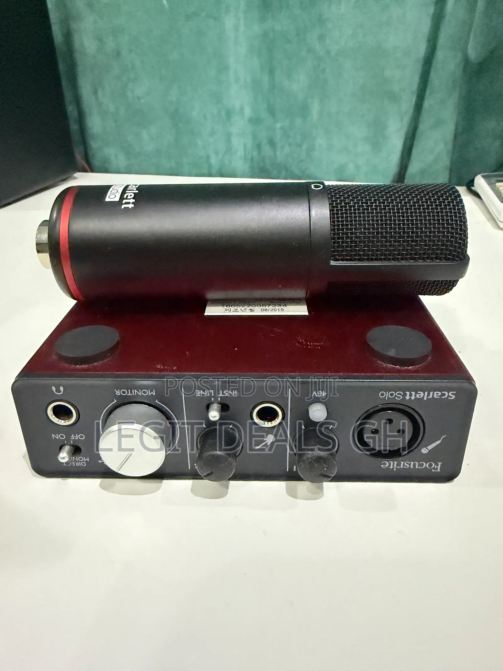 Focusrite Microphone and Sound Card Combo