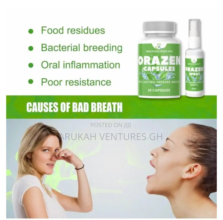 Mouth Odor Capsules and Spray