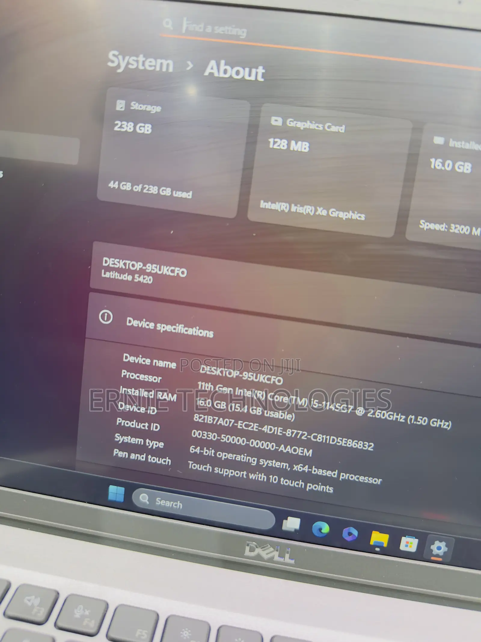 Laptop Dell Latitude 5420 16GB Intel Core i5 SSD 256GB