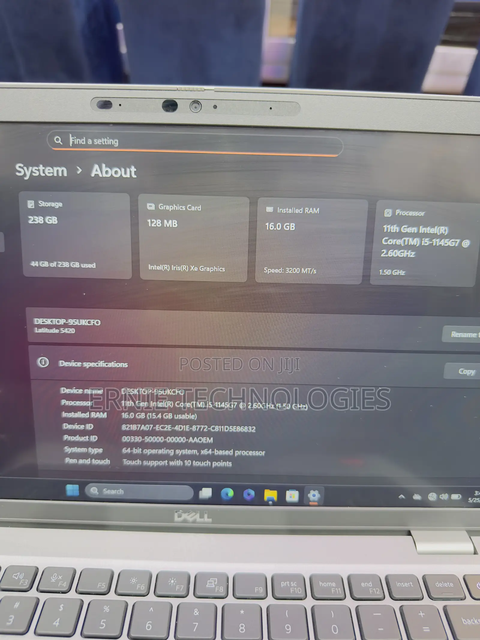 Laptop Dell Latitude 5420 16GB Intel Core i5 SSD 256GB