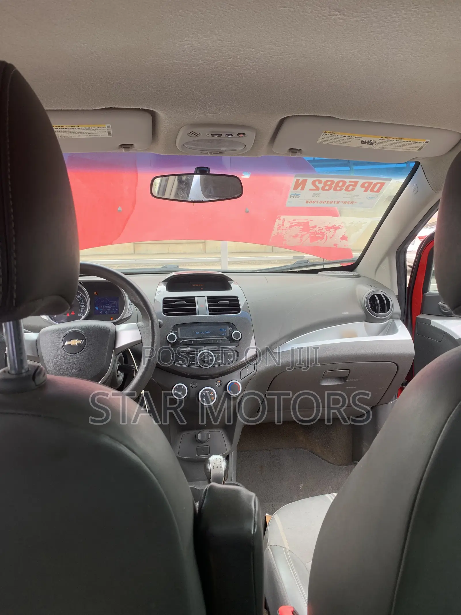 Chevrolet Spark 2016 Red