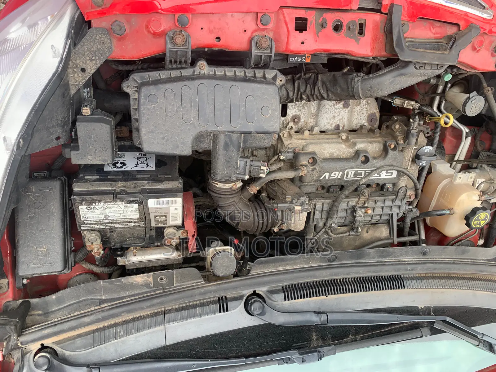 Chevrolet Spark 2016 Red