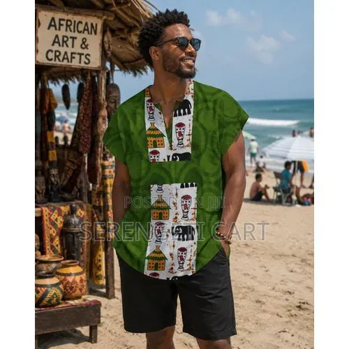 Qowa Clothing African Plaid Sleeveless Top