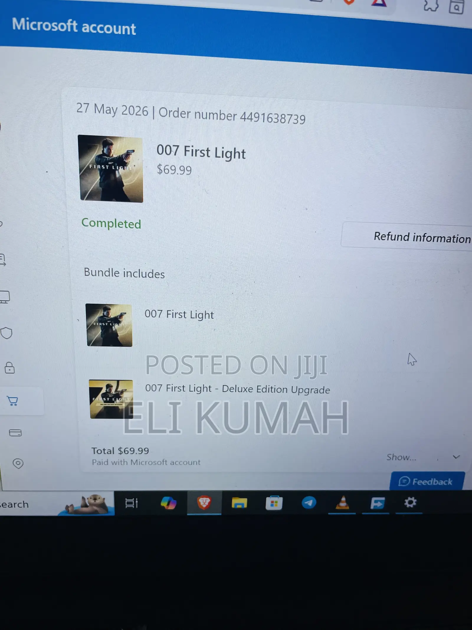 New 007 First Light Account