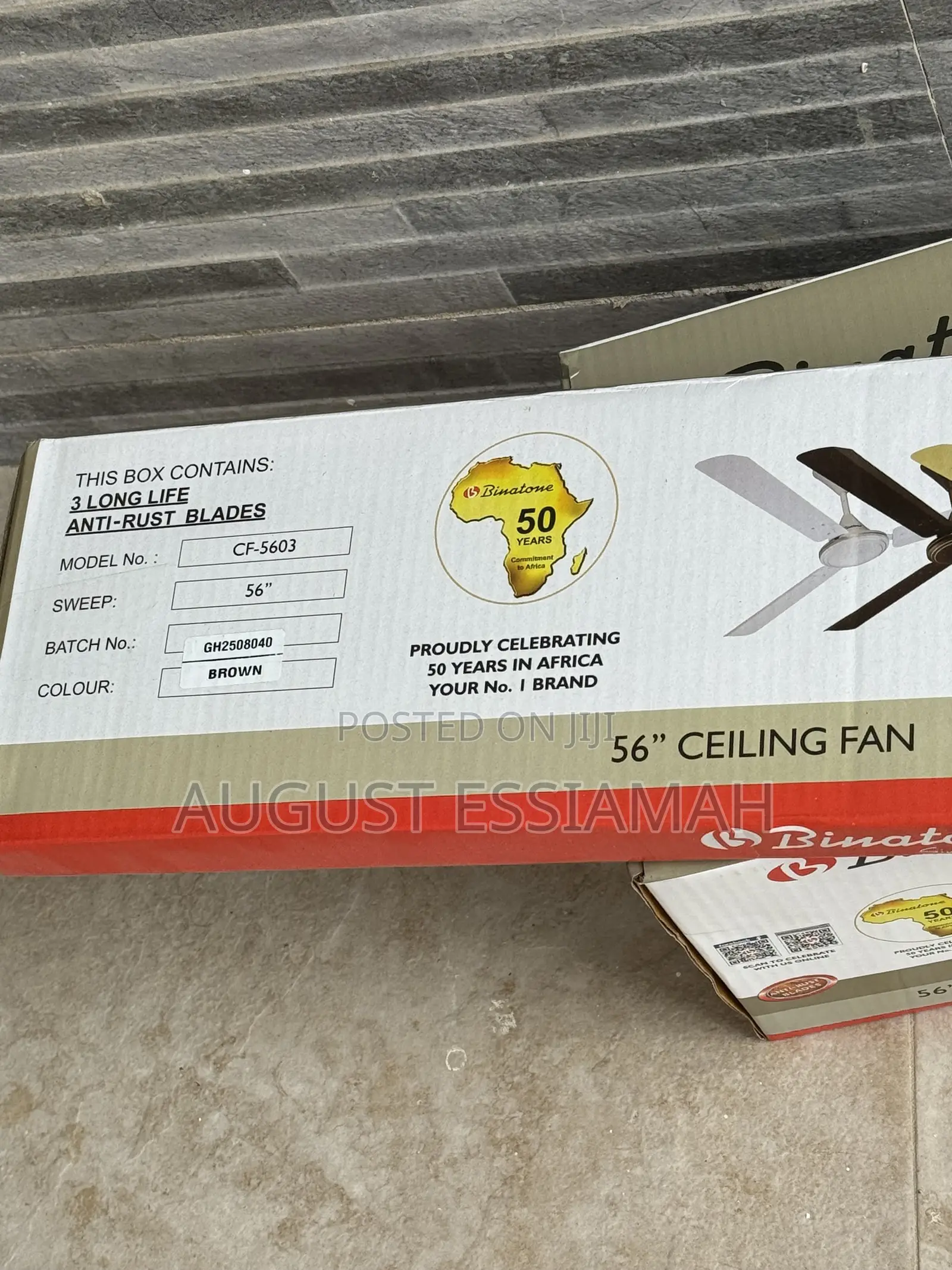 Binatone Ceiling Fan Cf-5603 Original