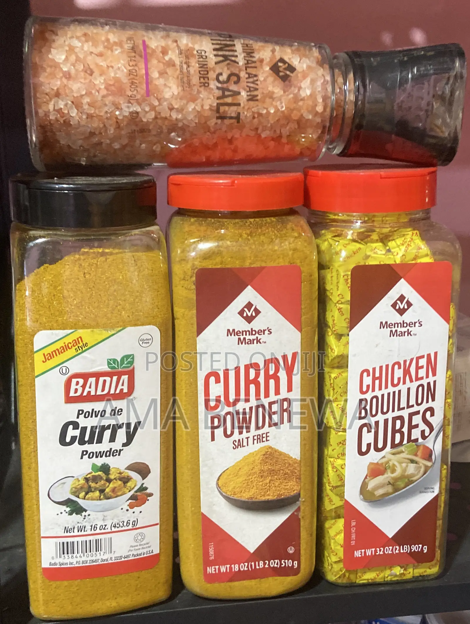 Curry Powder and Chicken Bouillon