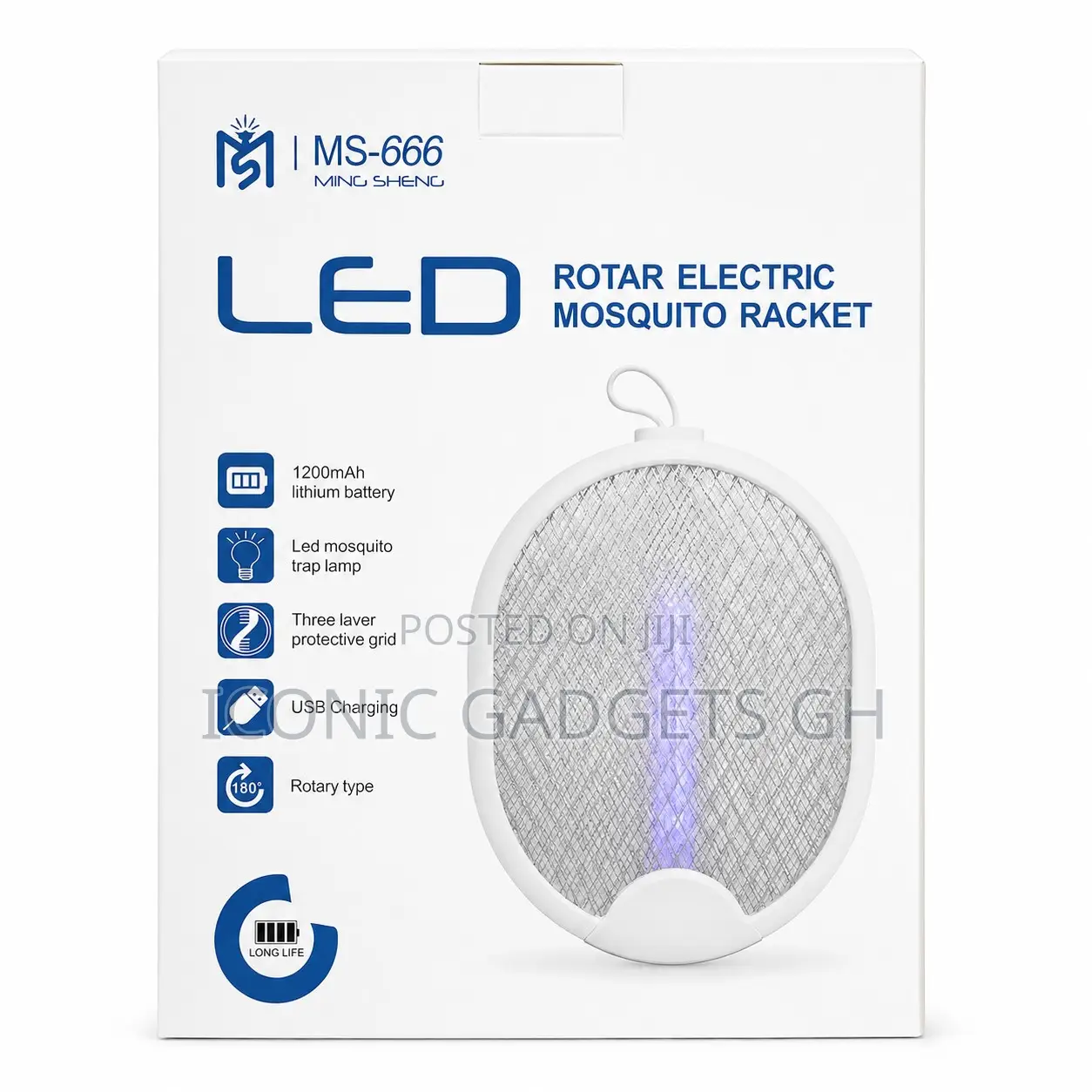 Rechargeable Electric Mosquito Racket