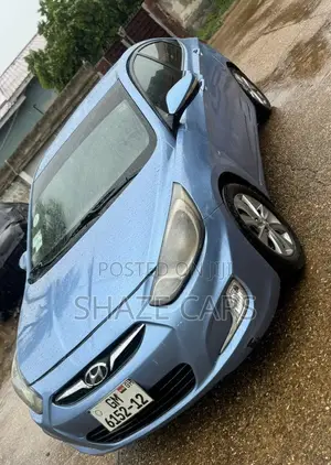 Hyundai Accent Blue 2010 Blue