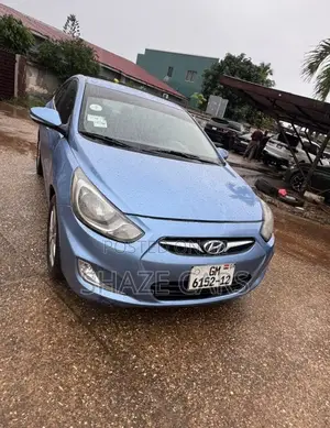 Hyundai Accent Blue 2010 Blue
