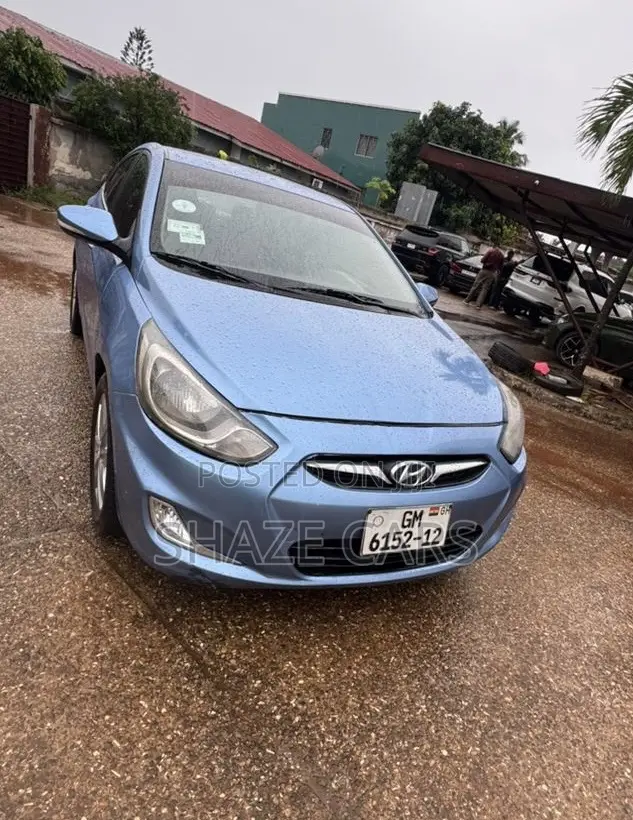Hyundai Accent Blue 2010 Blue
