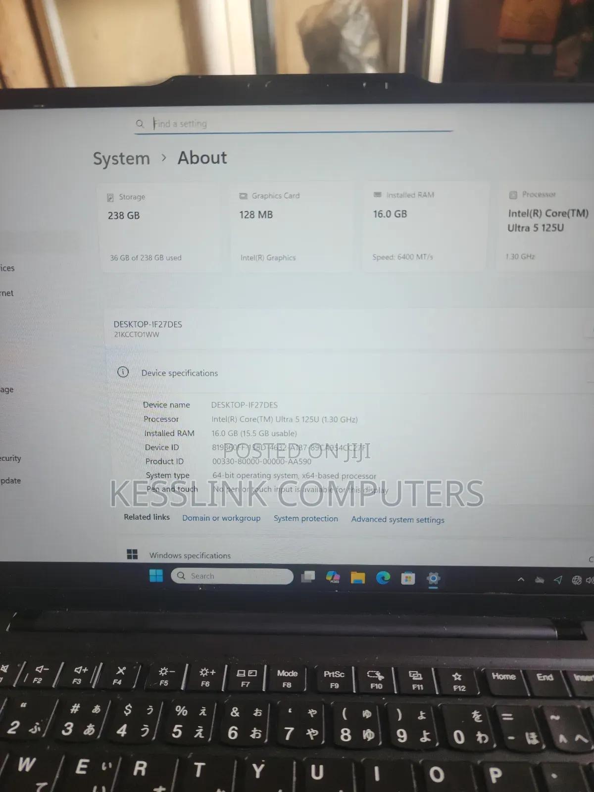 Laptop Lenovo ThinkPad X1 Carbon 16GB Intel Core Ultra 5 SSD 256GB