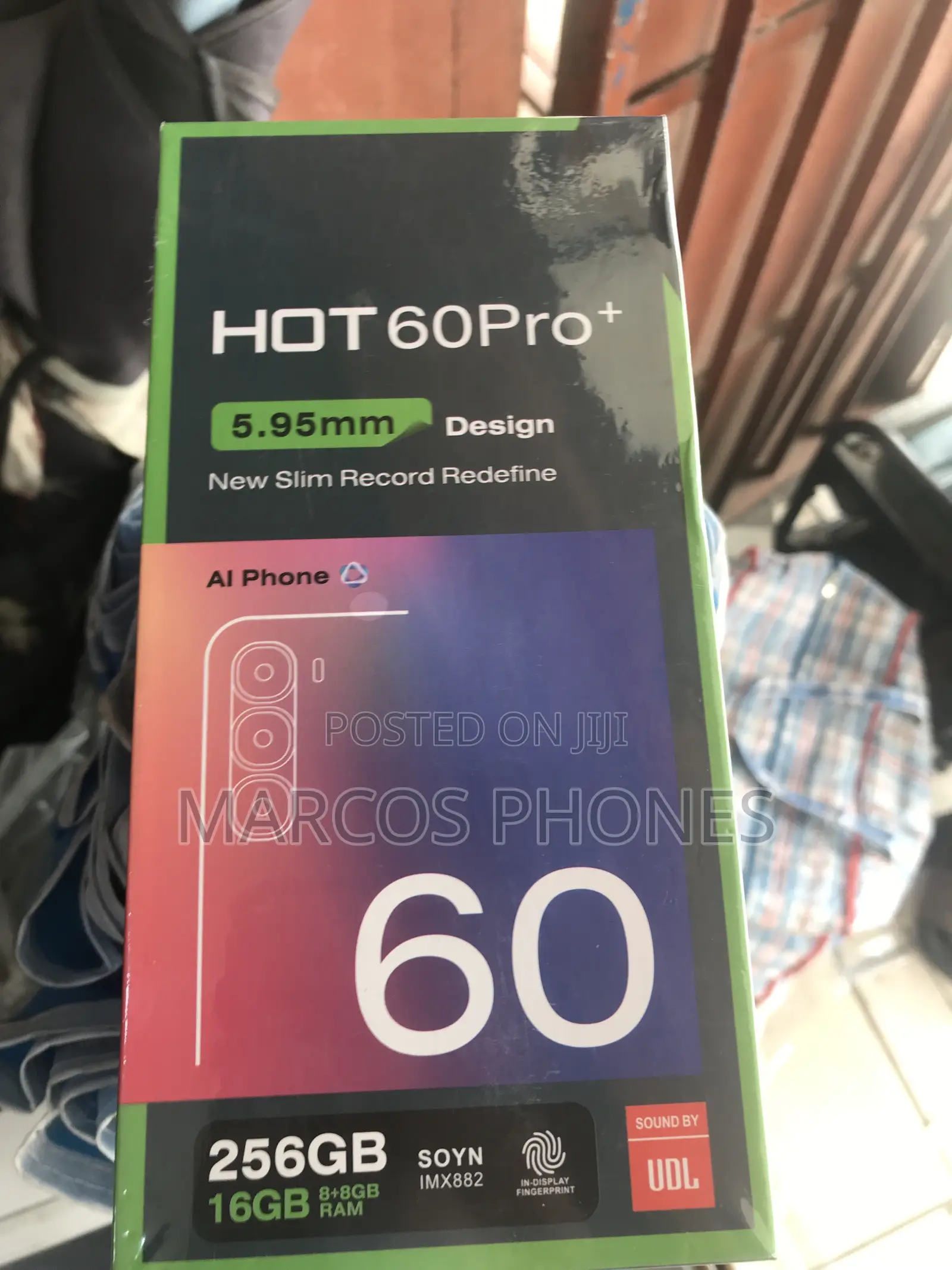 New Infinix Hot 60 Pro+ 256 GB Black