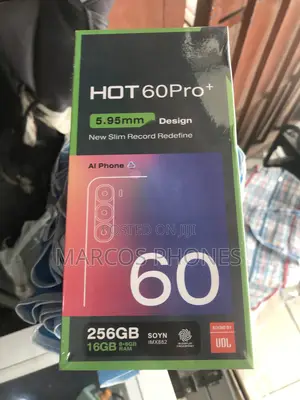 New Infinix Hot 60 Pro+ 256 GB Black