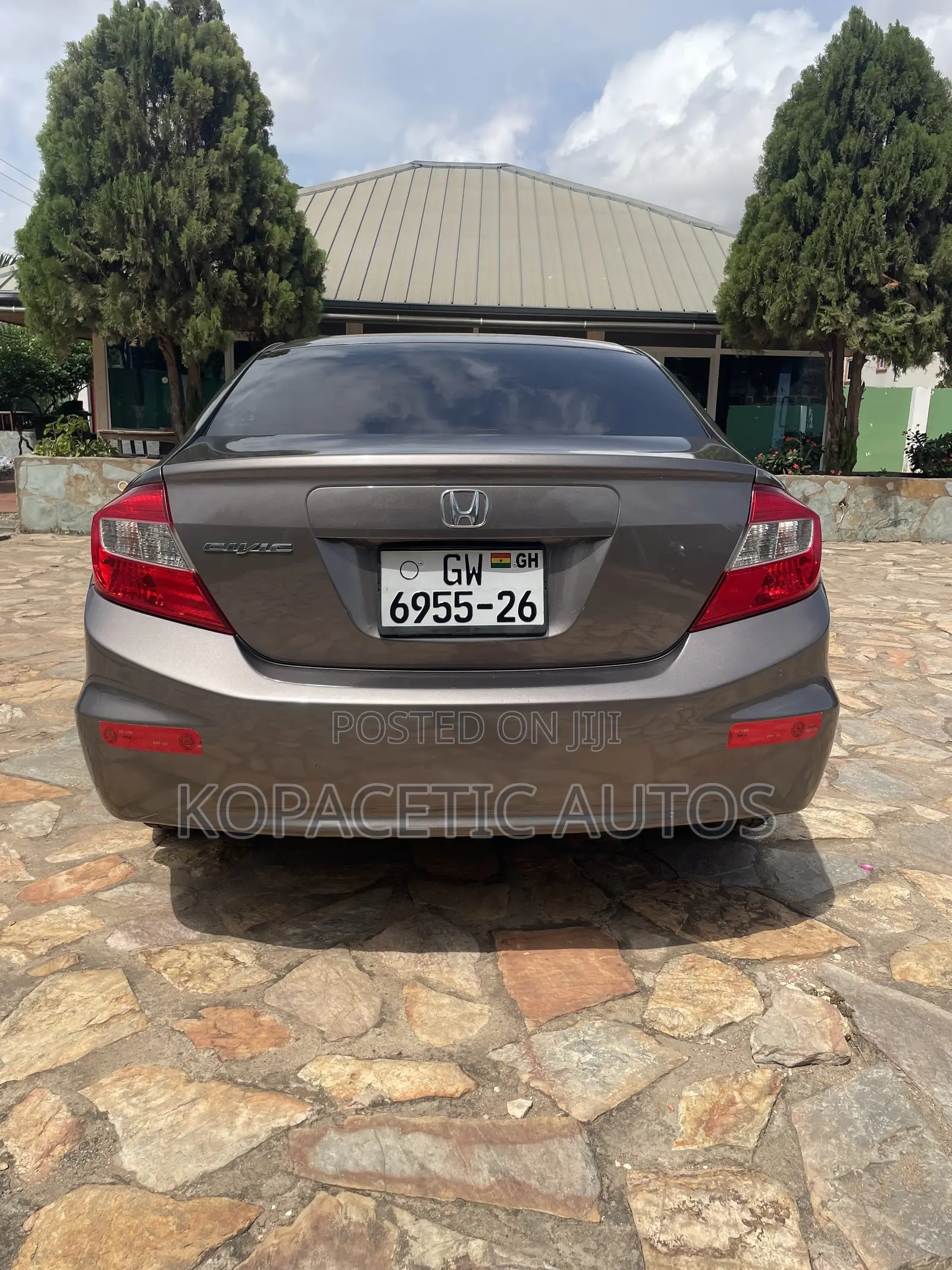 Honda Civic EX Sedan 2012 Gray