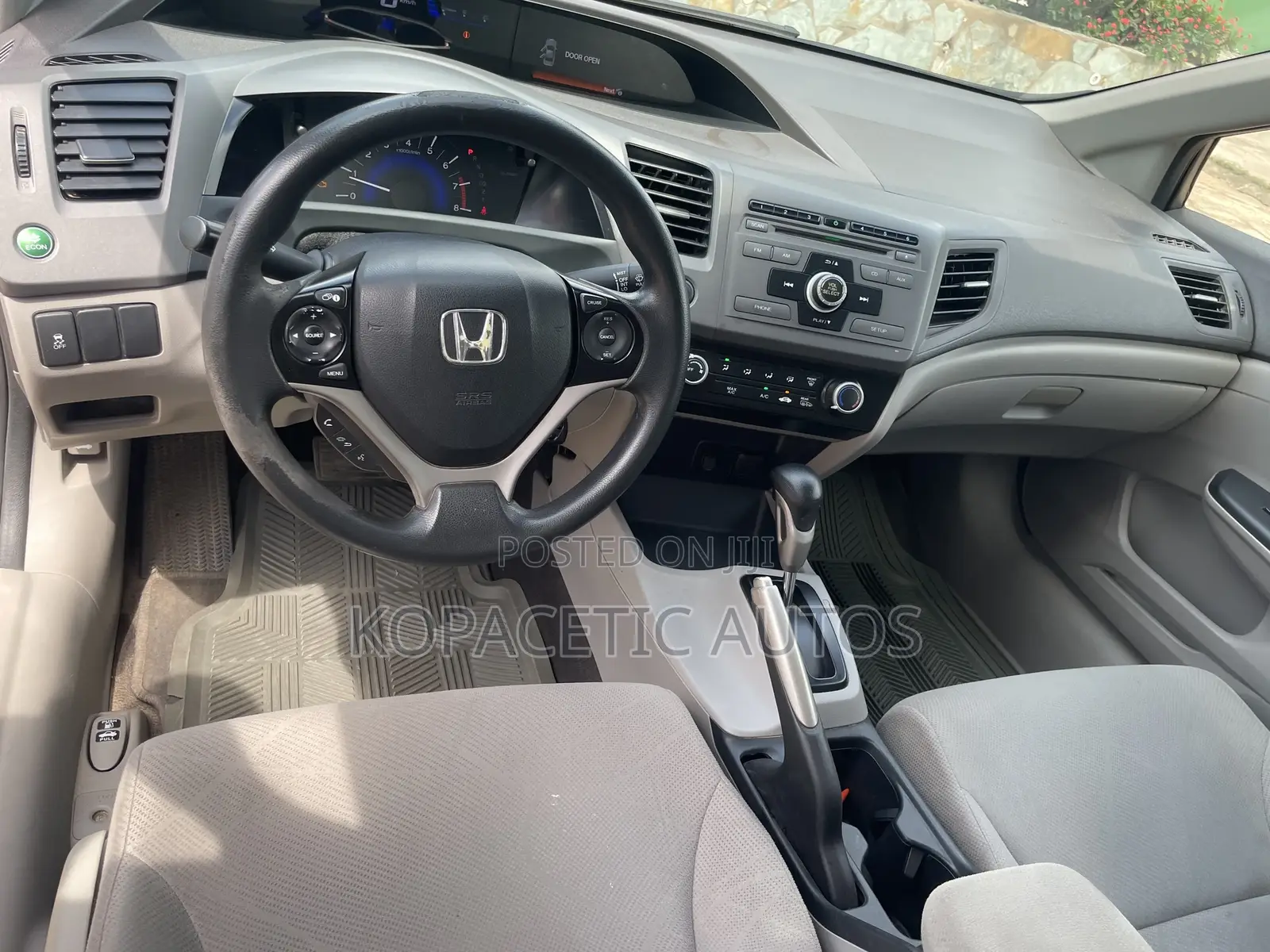 Honda Civic EX Sedan 2012 Gray