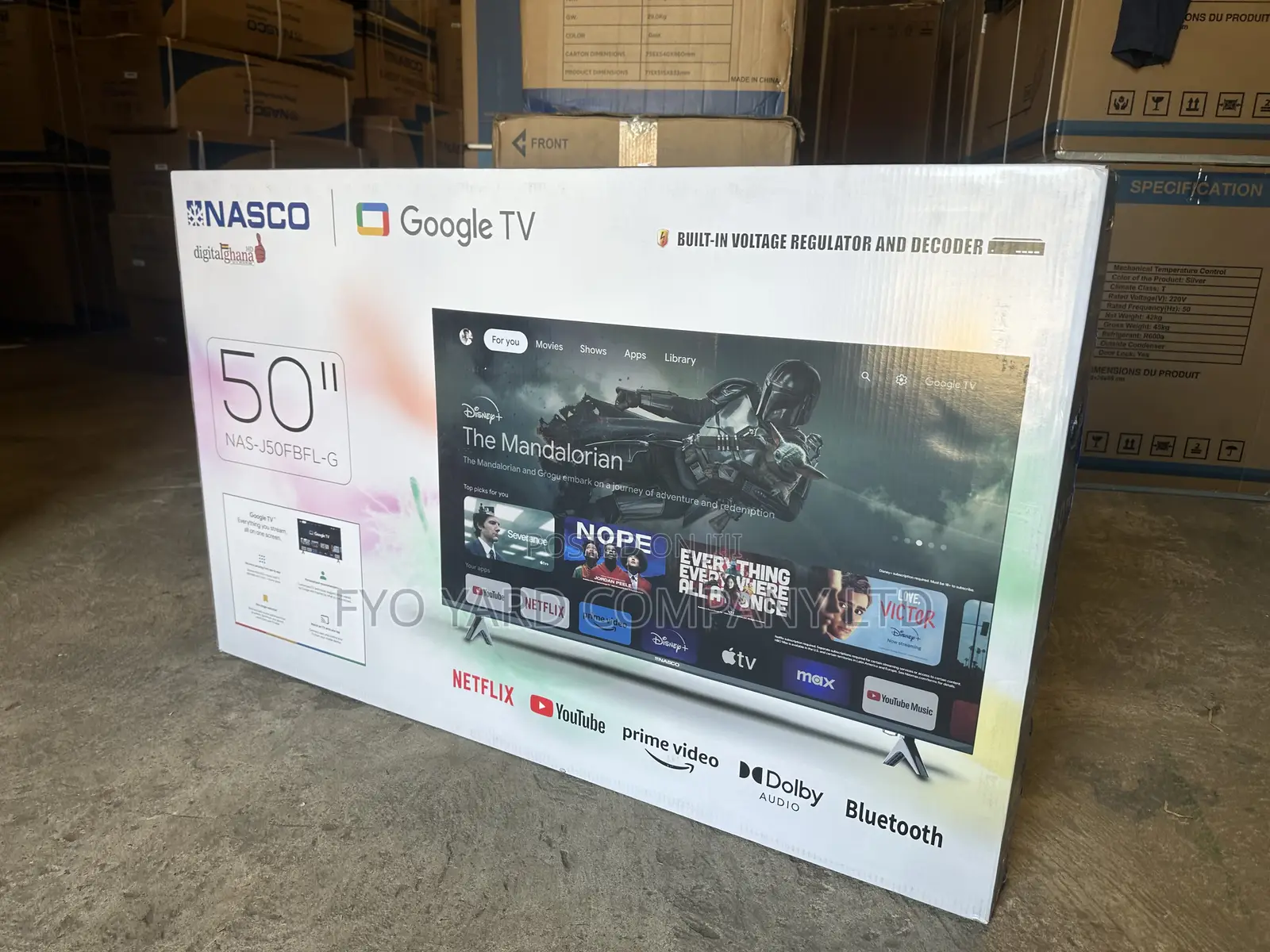 Newly Improved Nasco Smart Digital 50inch Android Bluetooth Led Tv
