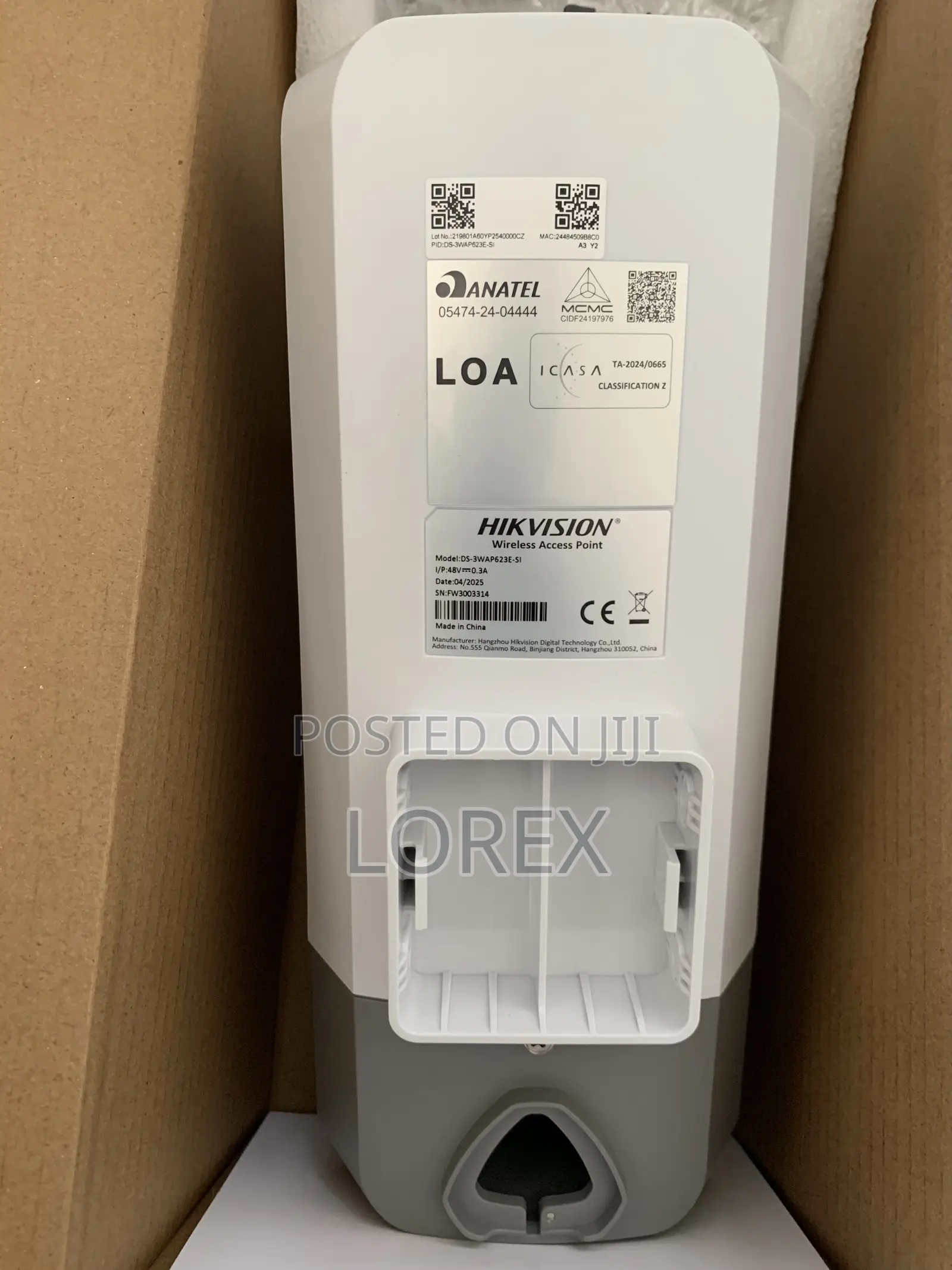 Hikvision Wi-Fi 6 3000m Outdoor Access Point Ds-3wap623e-Si