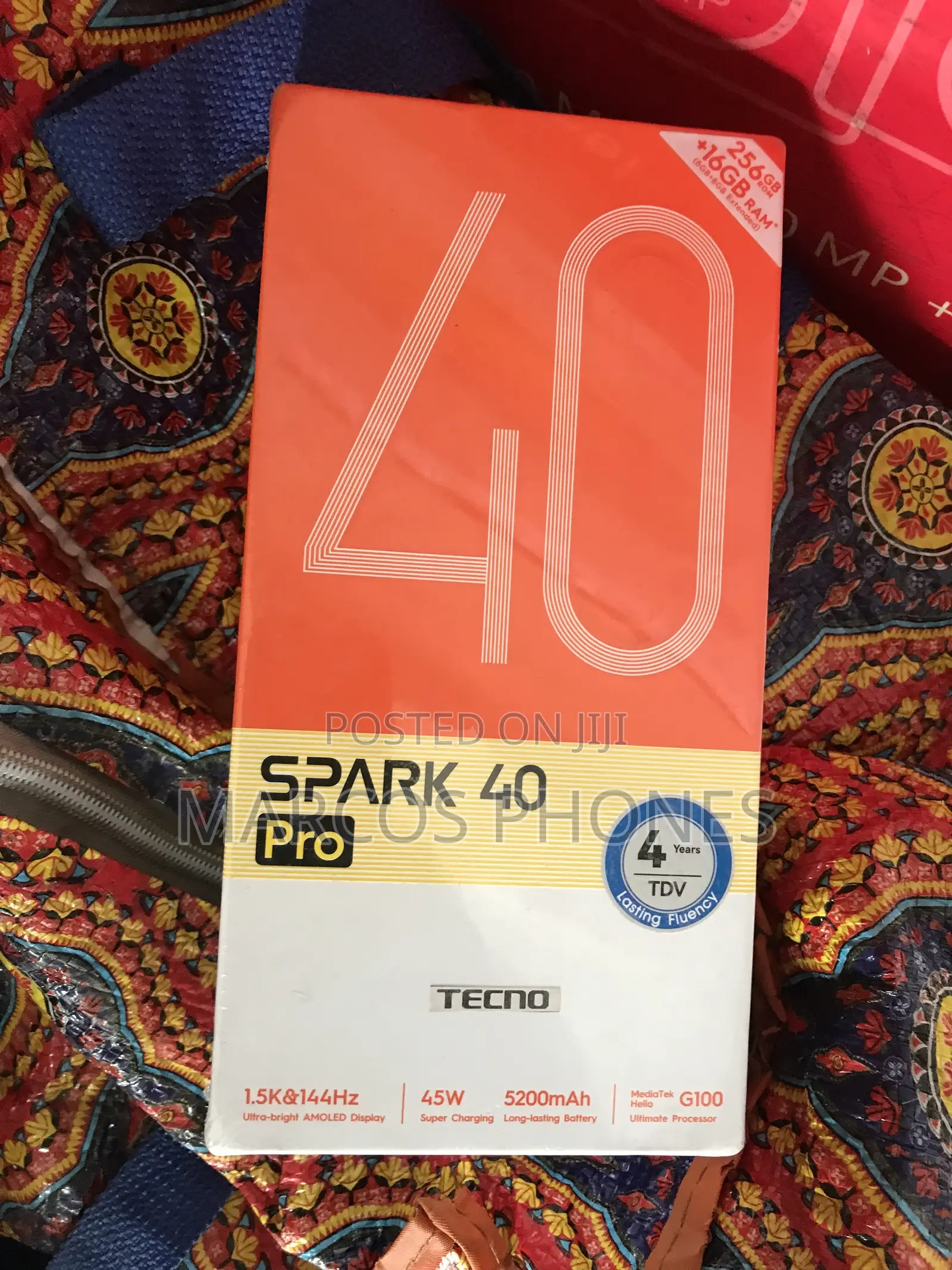 New Tecno Spark 40 Pro 256 GB Gray
