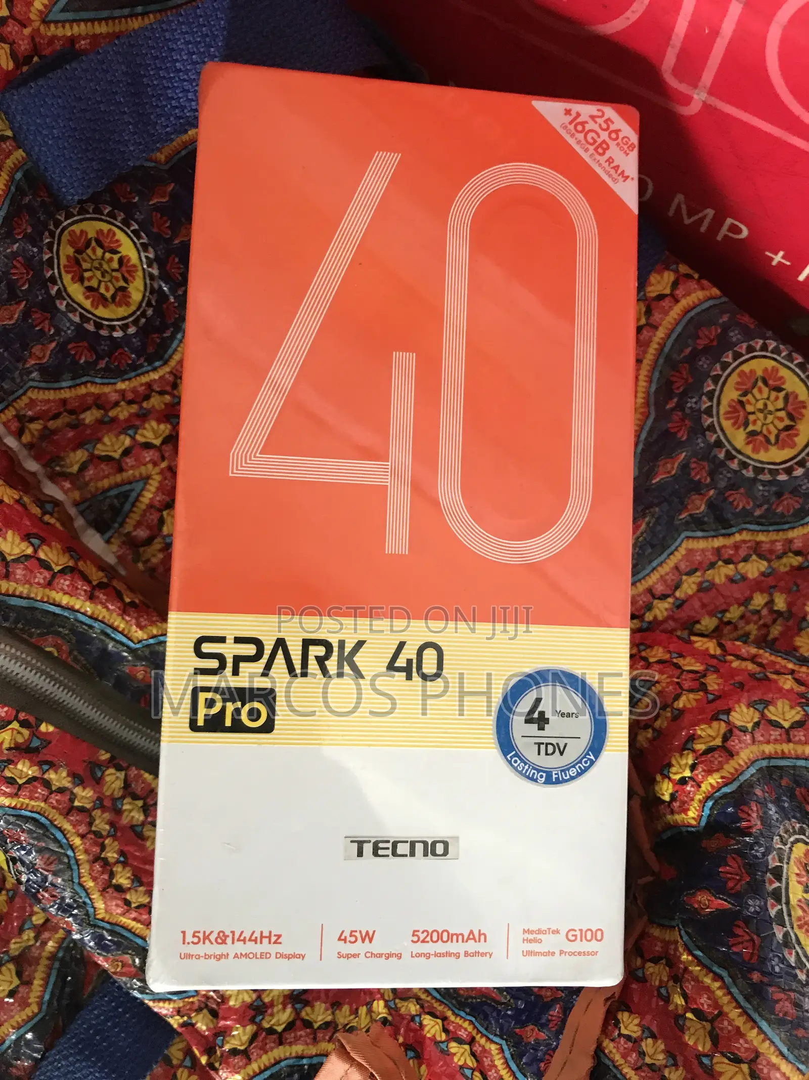 New Tecno Spark 40 Pro 256 GB Gray