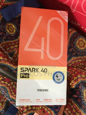 New Tecno Spark 40 Pro 256 GB Gray