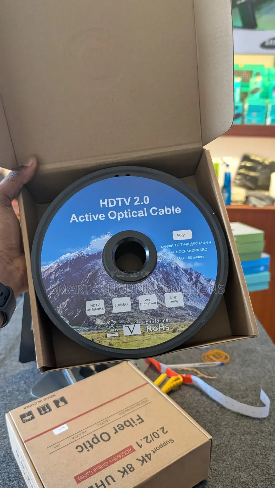 Fiber Optic Hdmi Cable, 50m