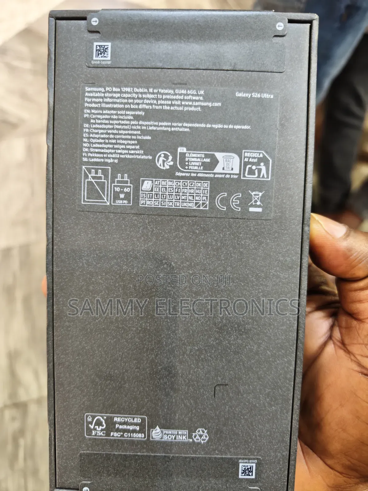 New Samsung Galaxy S26 Ultra 5G 256 GB Black