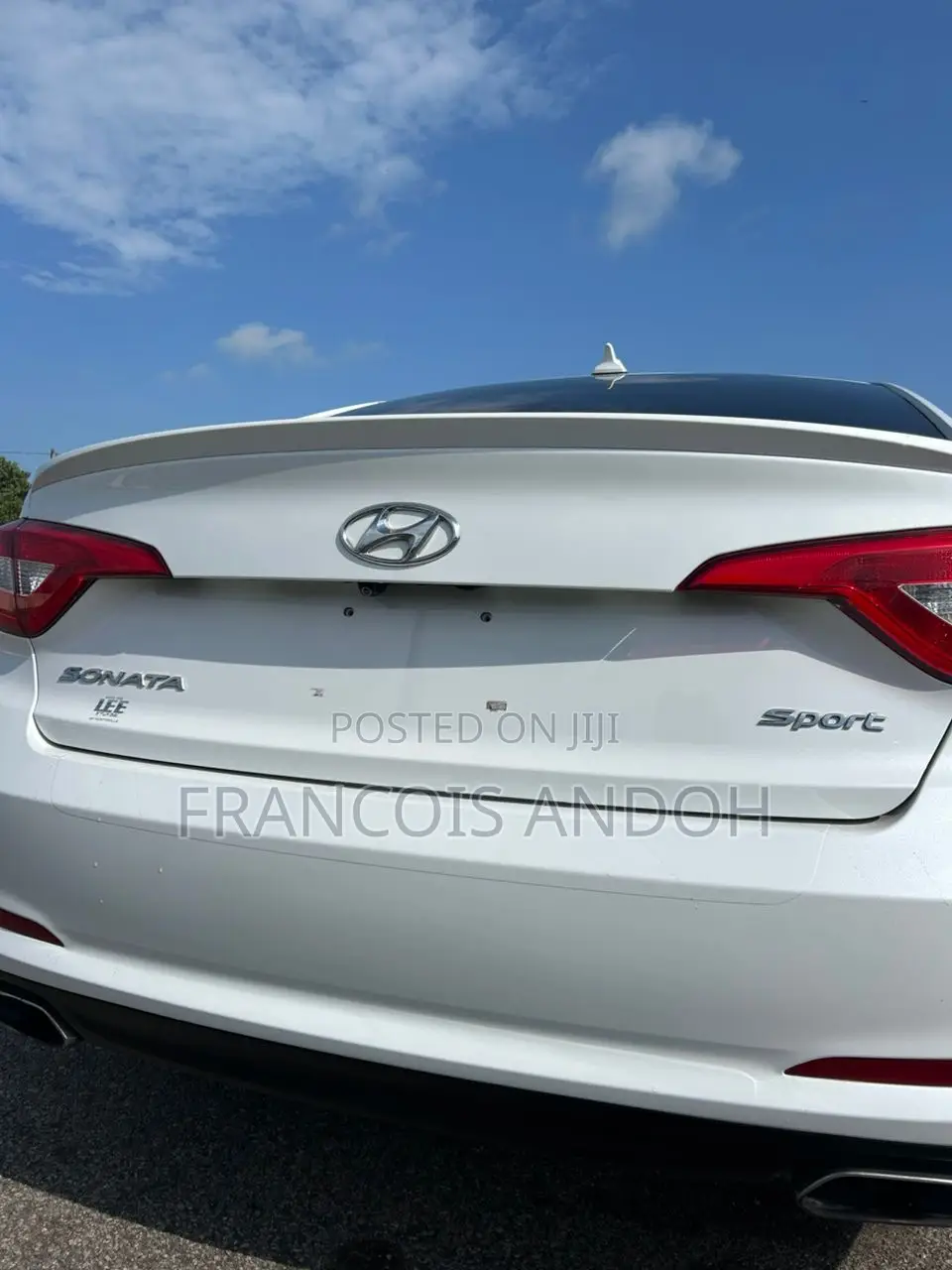 Hyundai Sonata Sport Sedan FWD (2.4L 4cyl 6A) 2017 White