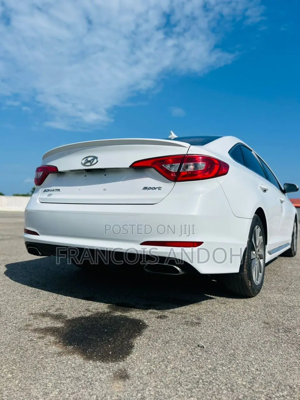 Hyundai Sonata Sport Sedan FWD (2.4L 4cyl 6A) 2017 White