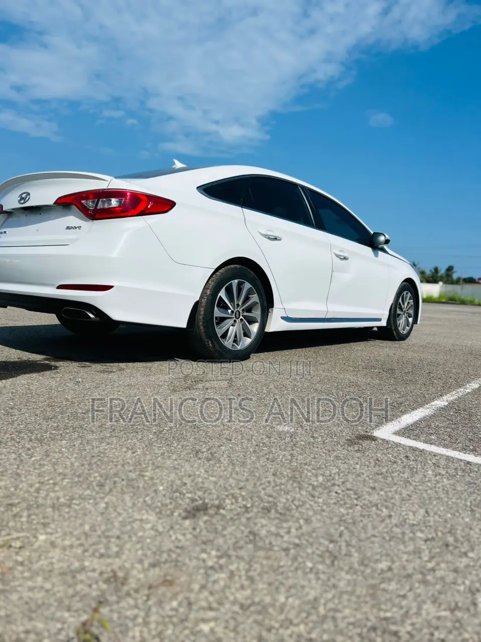 Hyundai Sonata Sport Sedan FWD (2.4L 4cyl 6A) 2017 White