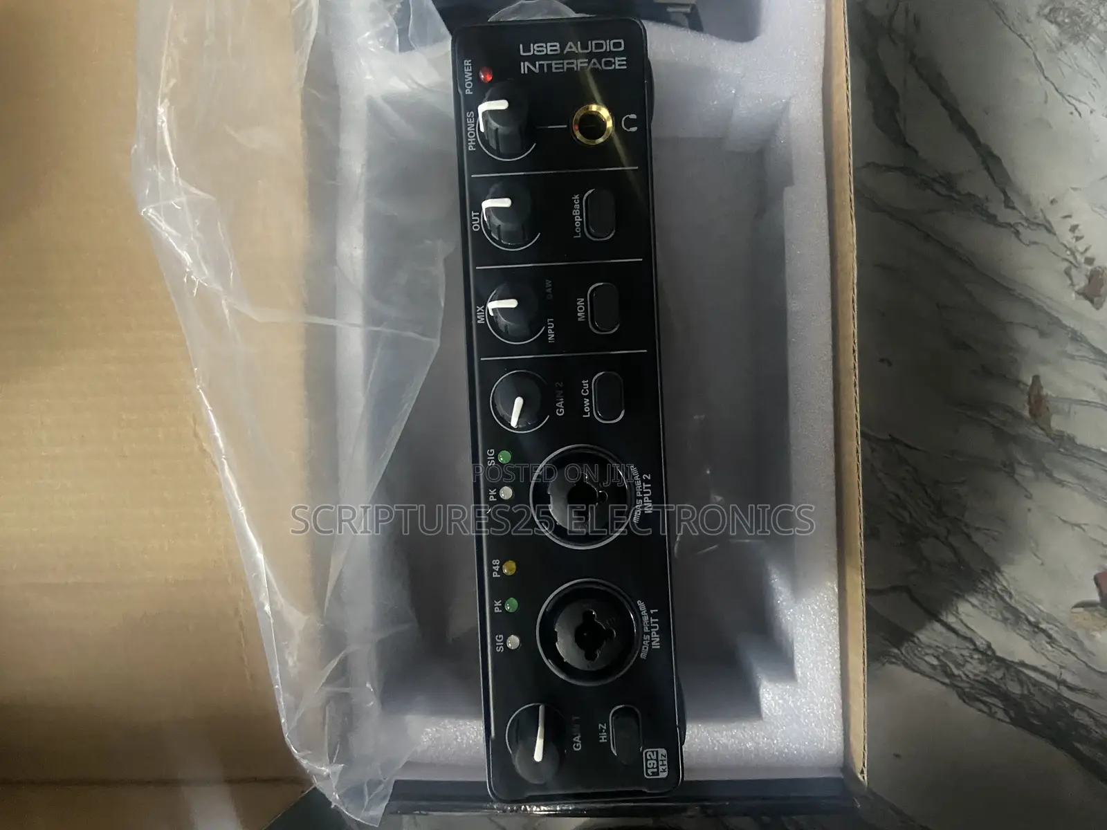 Professional Audio Interface (Depusheng 2 Channels)