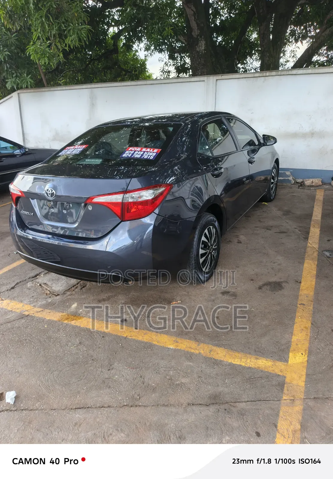 Toyota Corolla LE 4dr Sedan (1.8L 4cyl CVT) 2016 Gray