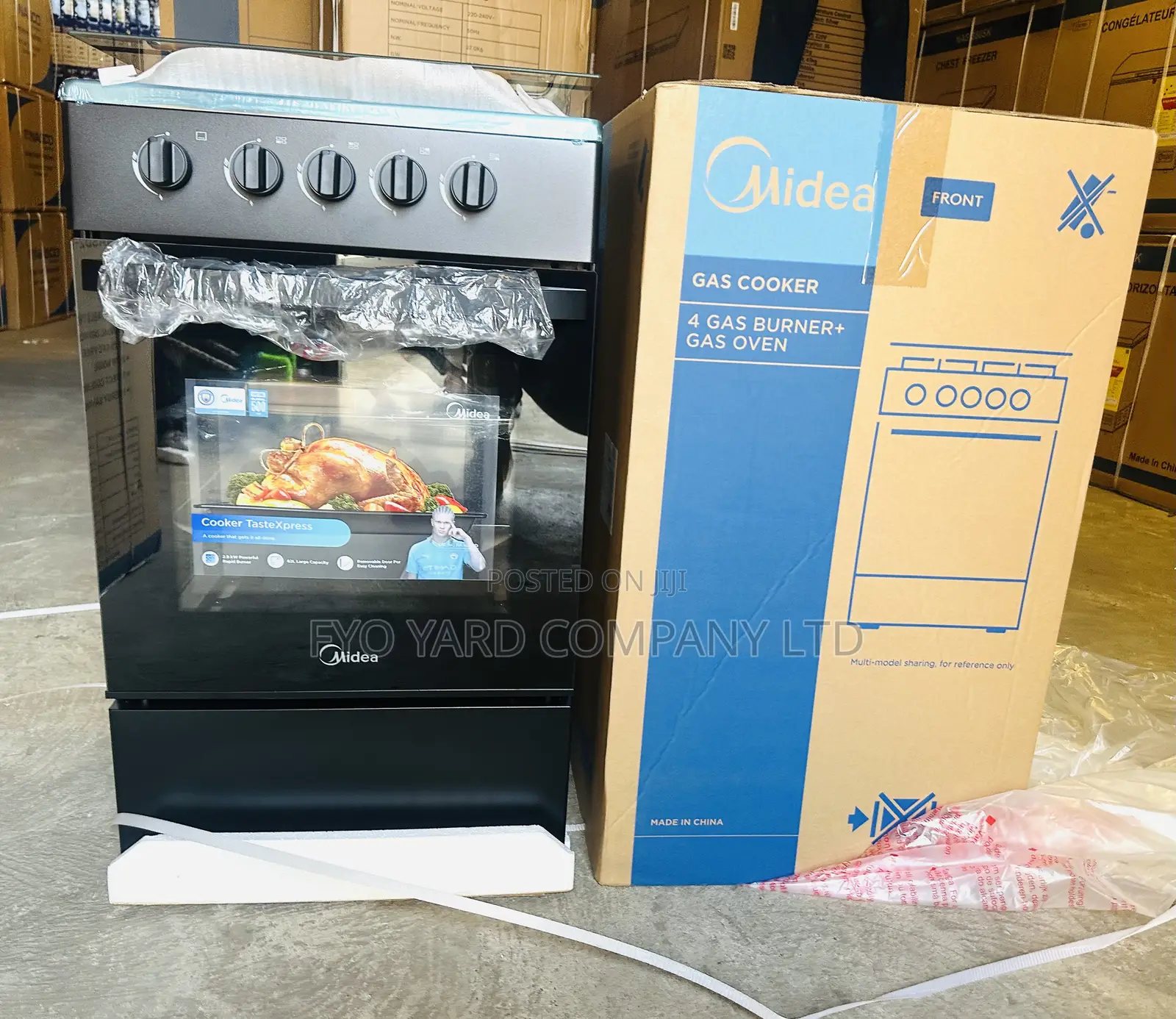 Fast Cooking Midea Oven and 4 Top Burners Cooker