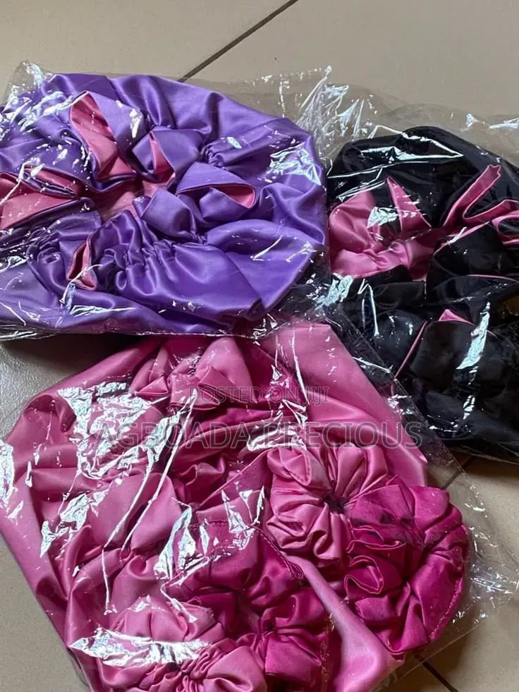 Hair Bonnet and Scrunchies