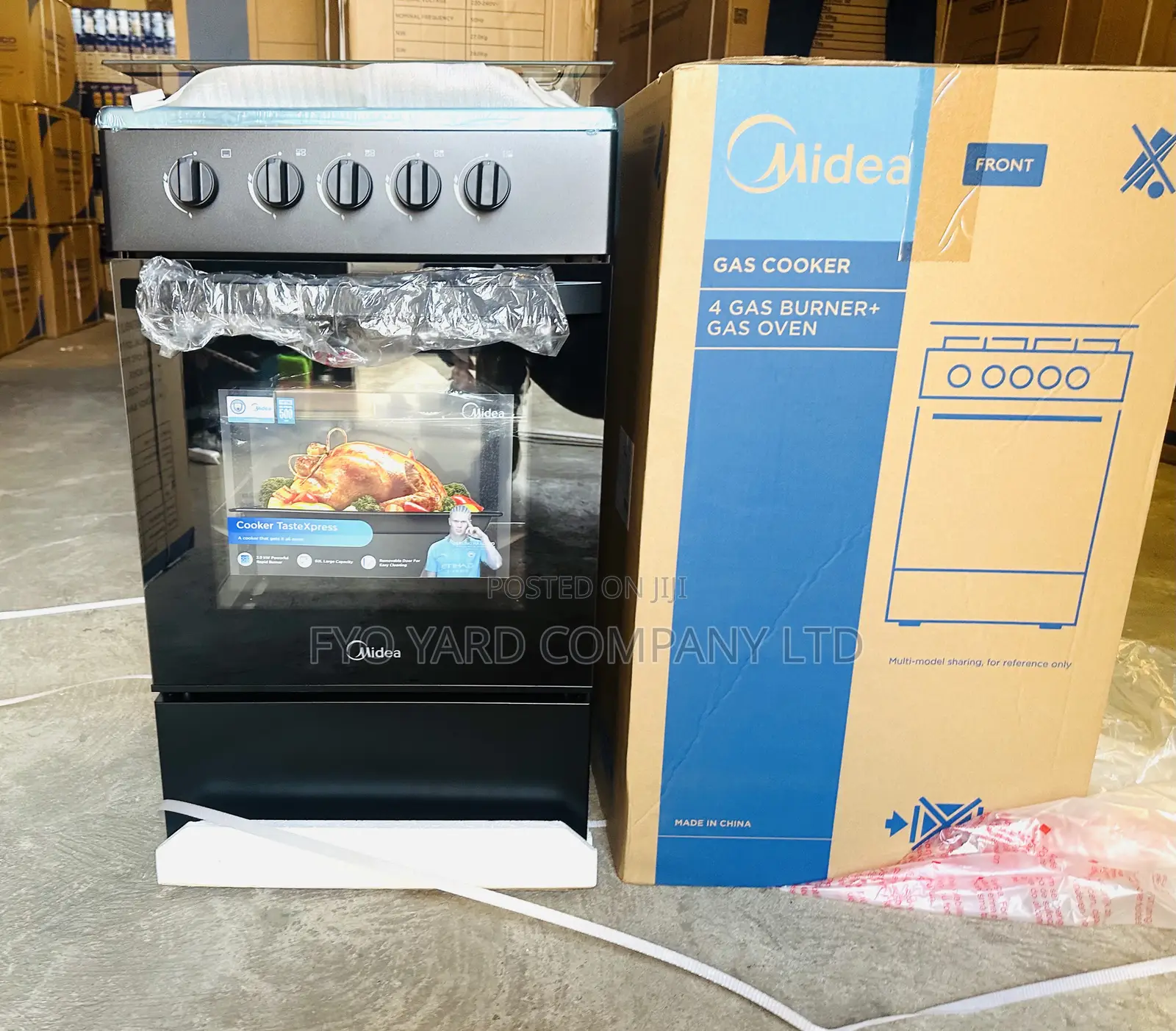 Reliable New Inbox Midea 4 Burning Cooking Gas Cooker Plus Oven