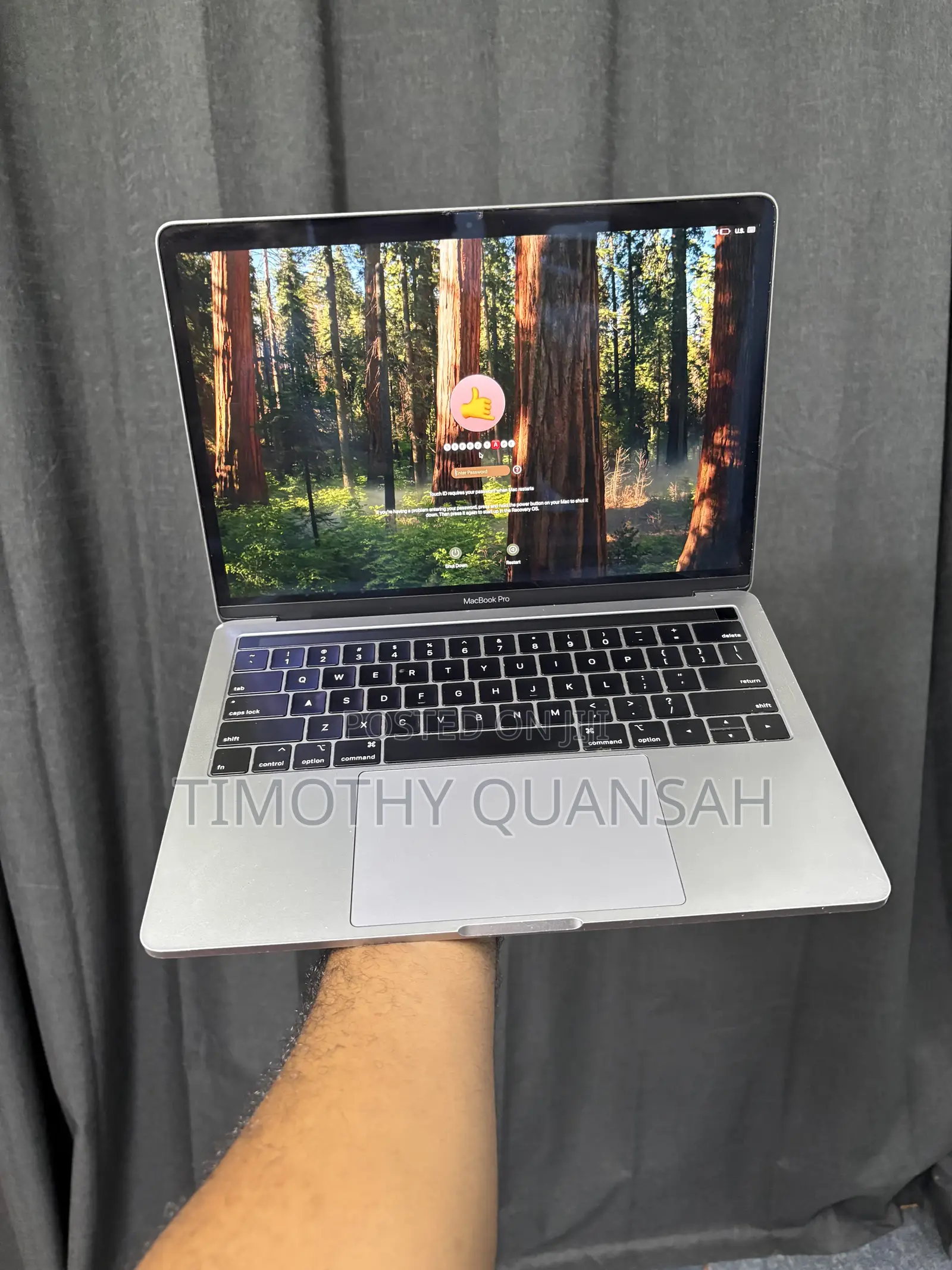 Laptop Apple MacBook Pro 2018 8GB Intel Core i5 SSHD (Hybrid) 256GB