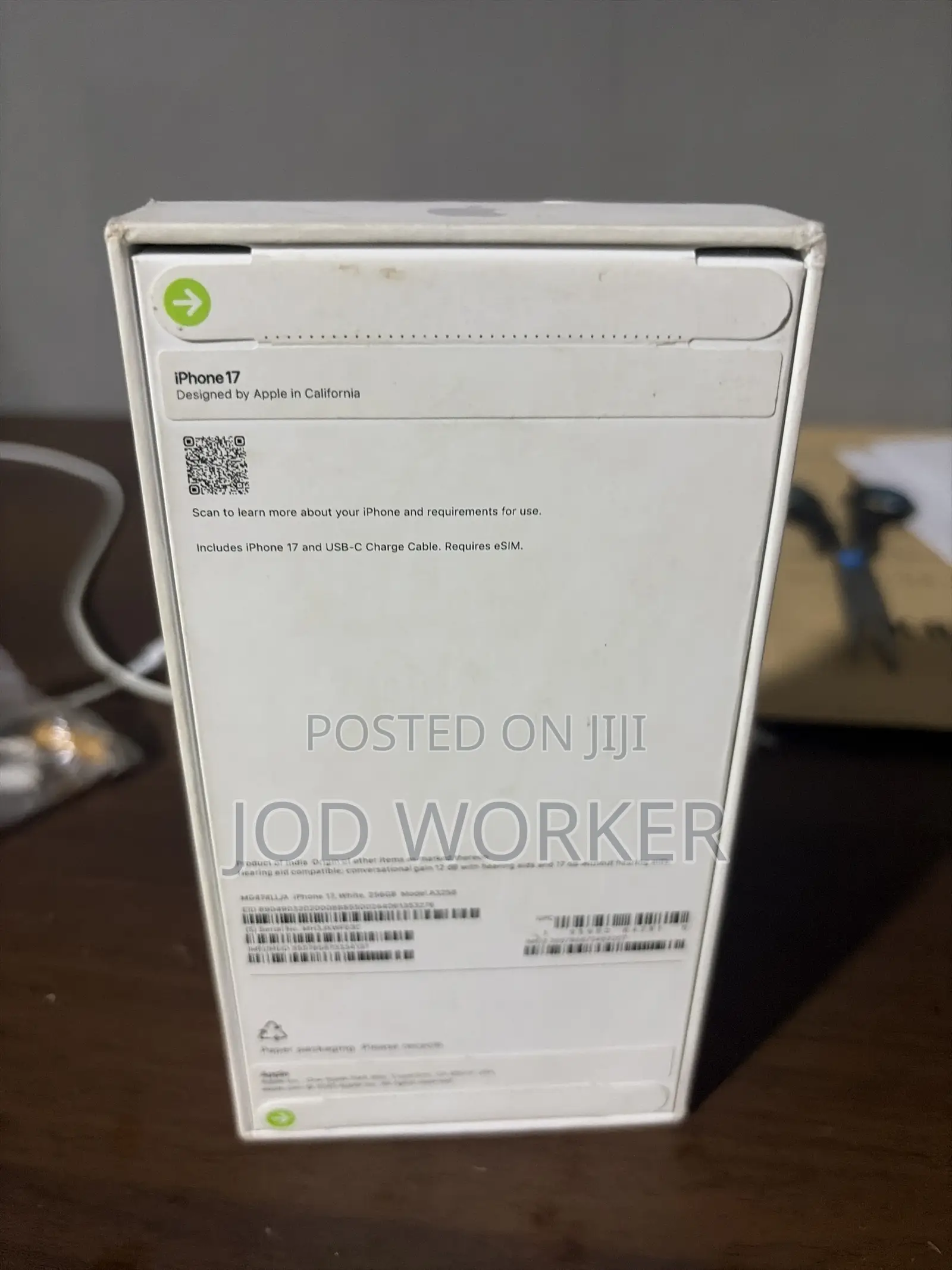 New Apple iPhone 17 256 GB White