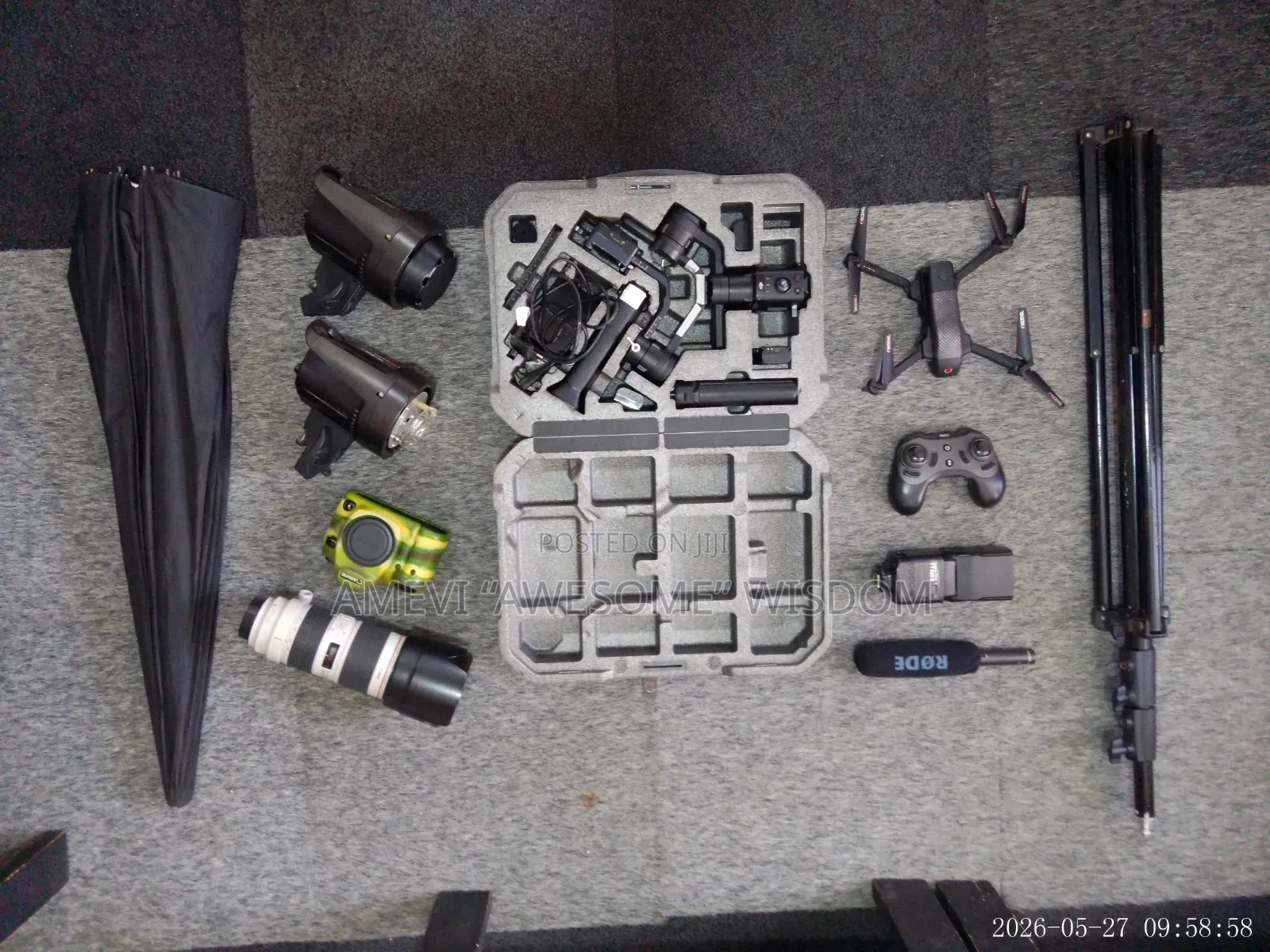 Camera, Lense and Gimbal