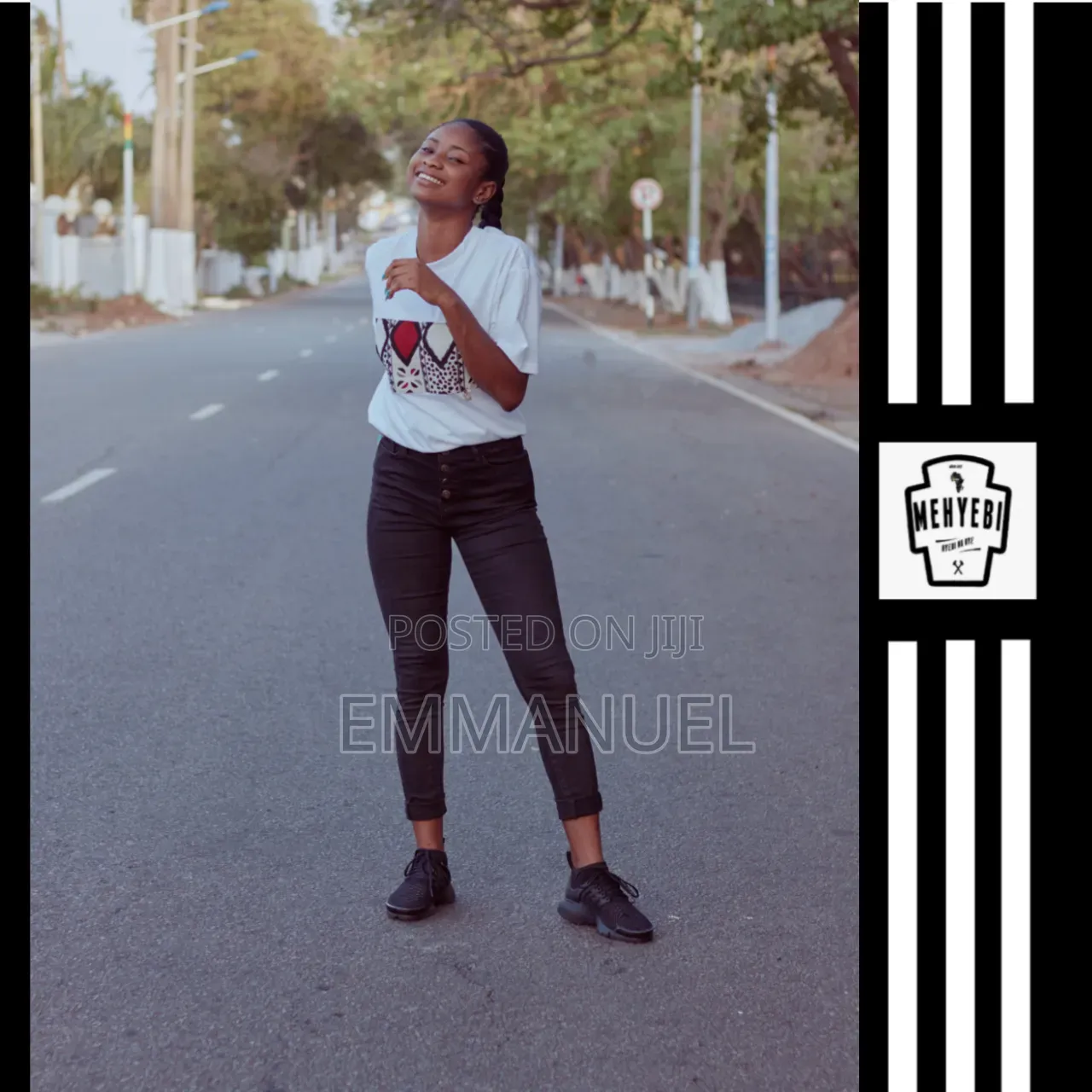 African Print T-Shirt Design With Amazing Akan Emblems