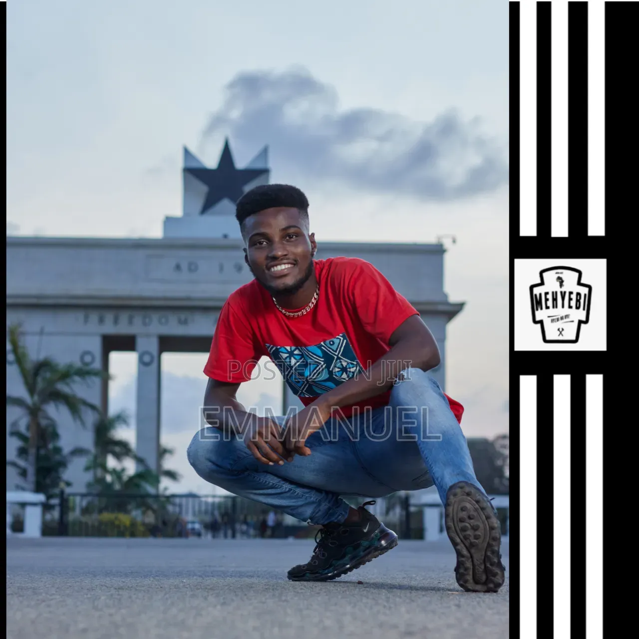 African Print T-Shirt Design With Amazing Akan Emblems