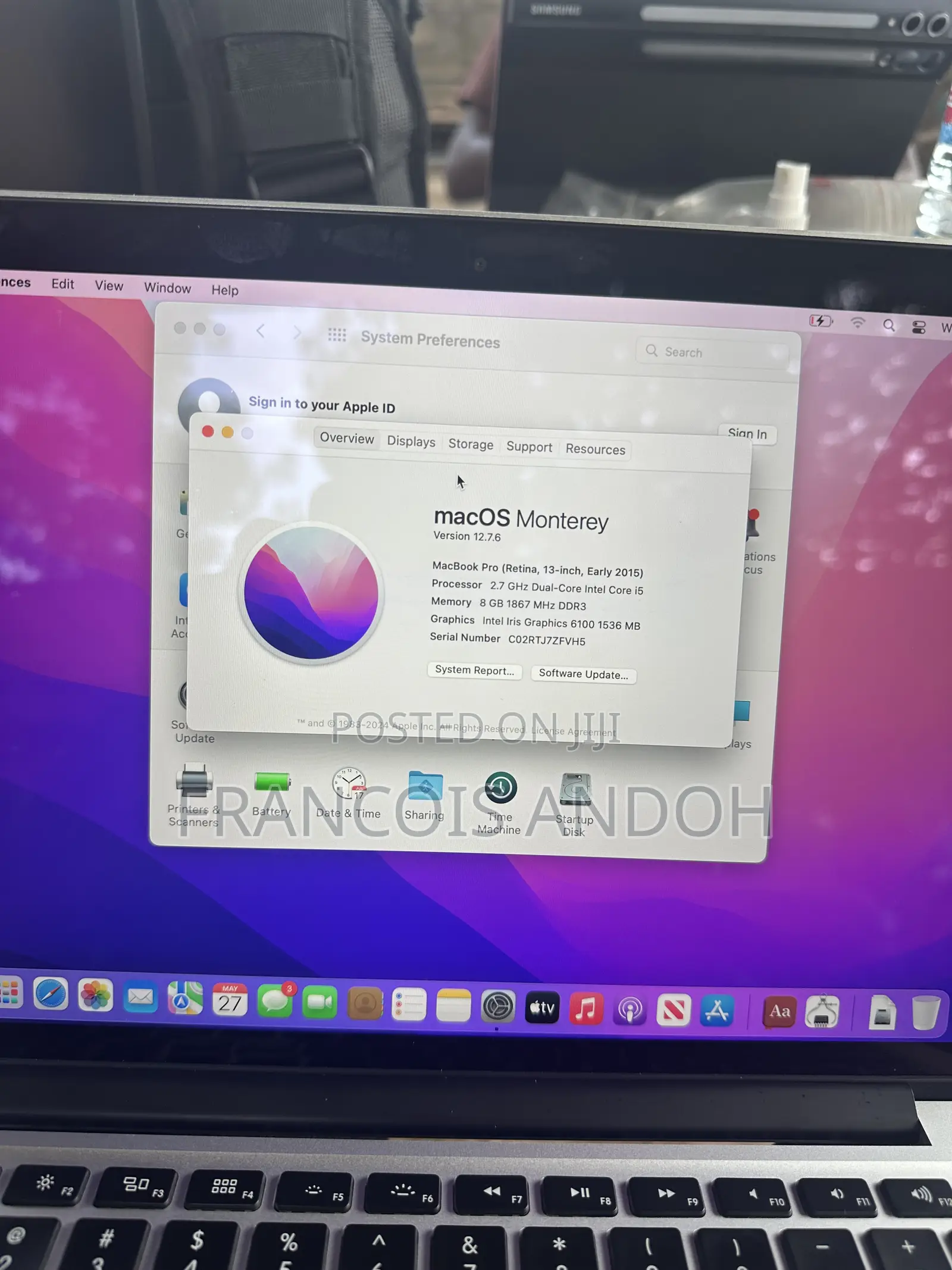 Laptop Apple MacBook 2015 8GB Intel Core i5 SSD 256GB