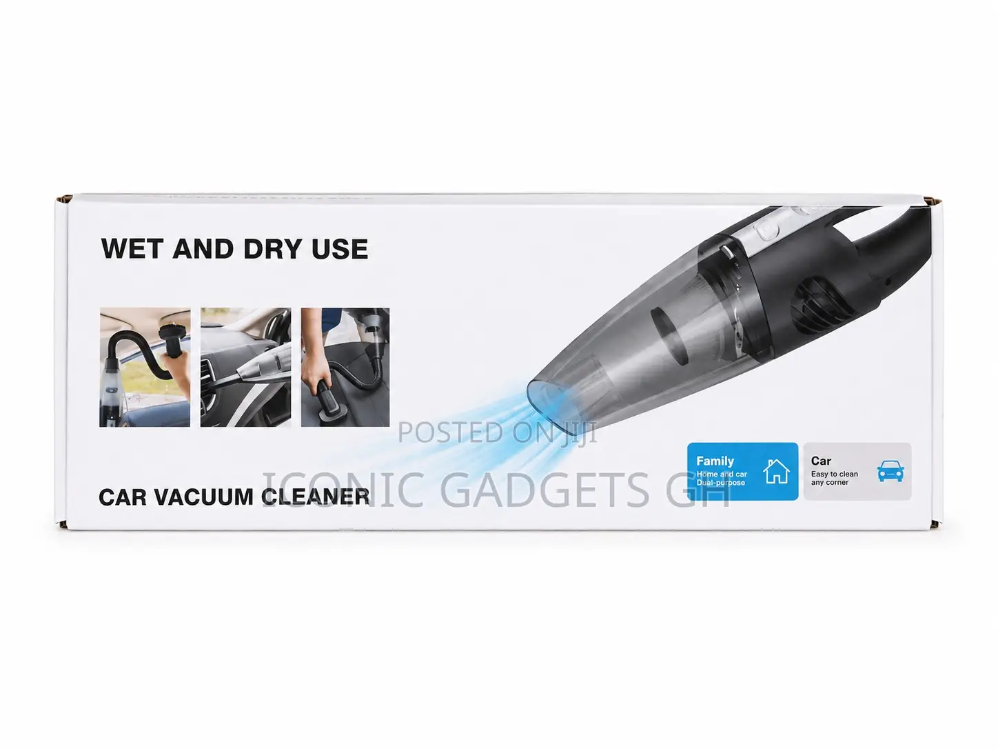 Wet Dry Portable Car Vacuum Cleaner