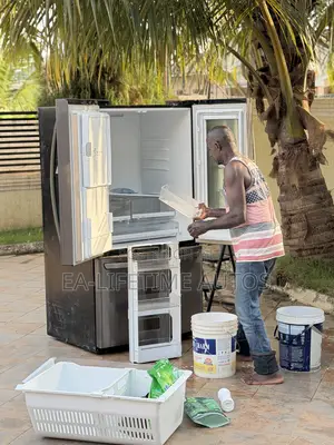 Lg - 4 Door French Door Refrigerator ( Used )
