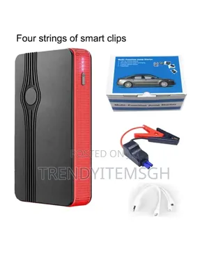 5v 2a 6000mah Car Emergency Jump Starter Power Bank With Led Light